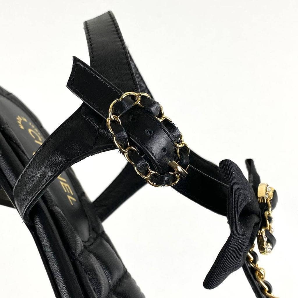 Elegant Style Logo Sandals