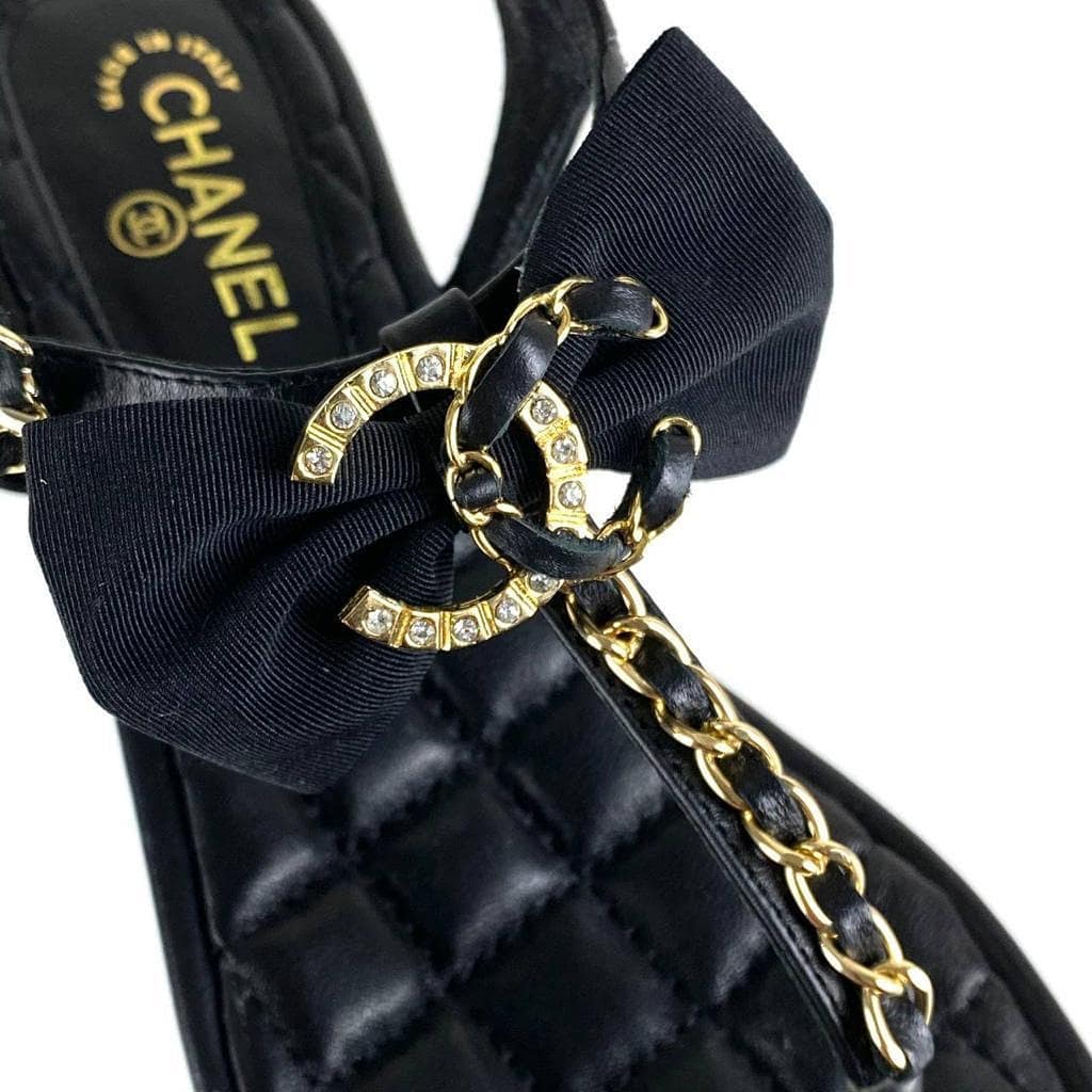 Elegant Style Logo Sandals