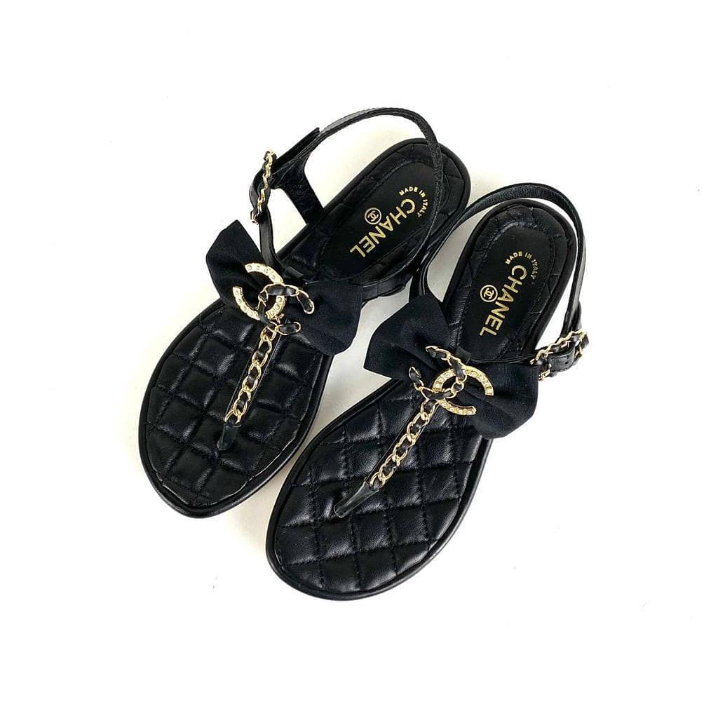 Elegant Style Logo Sandals