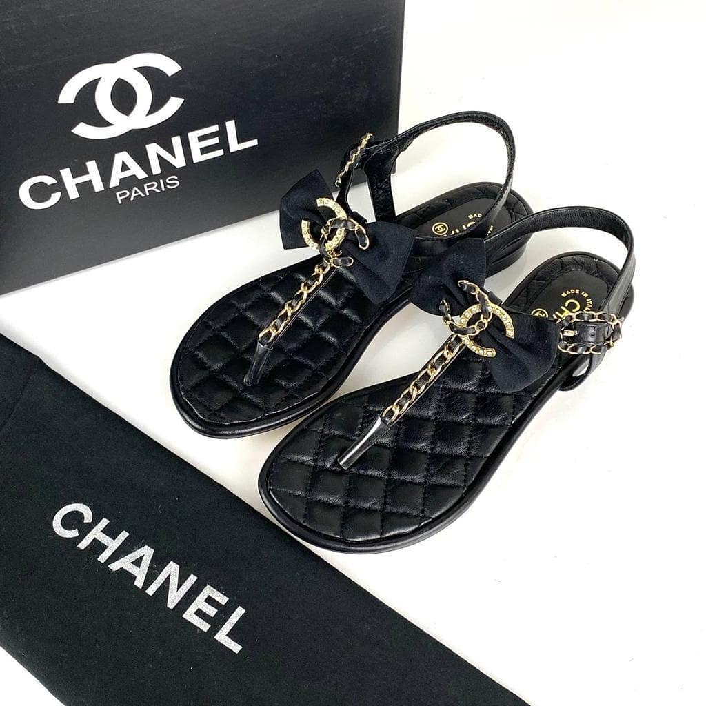 Elegant Style Logo Sandals