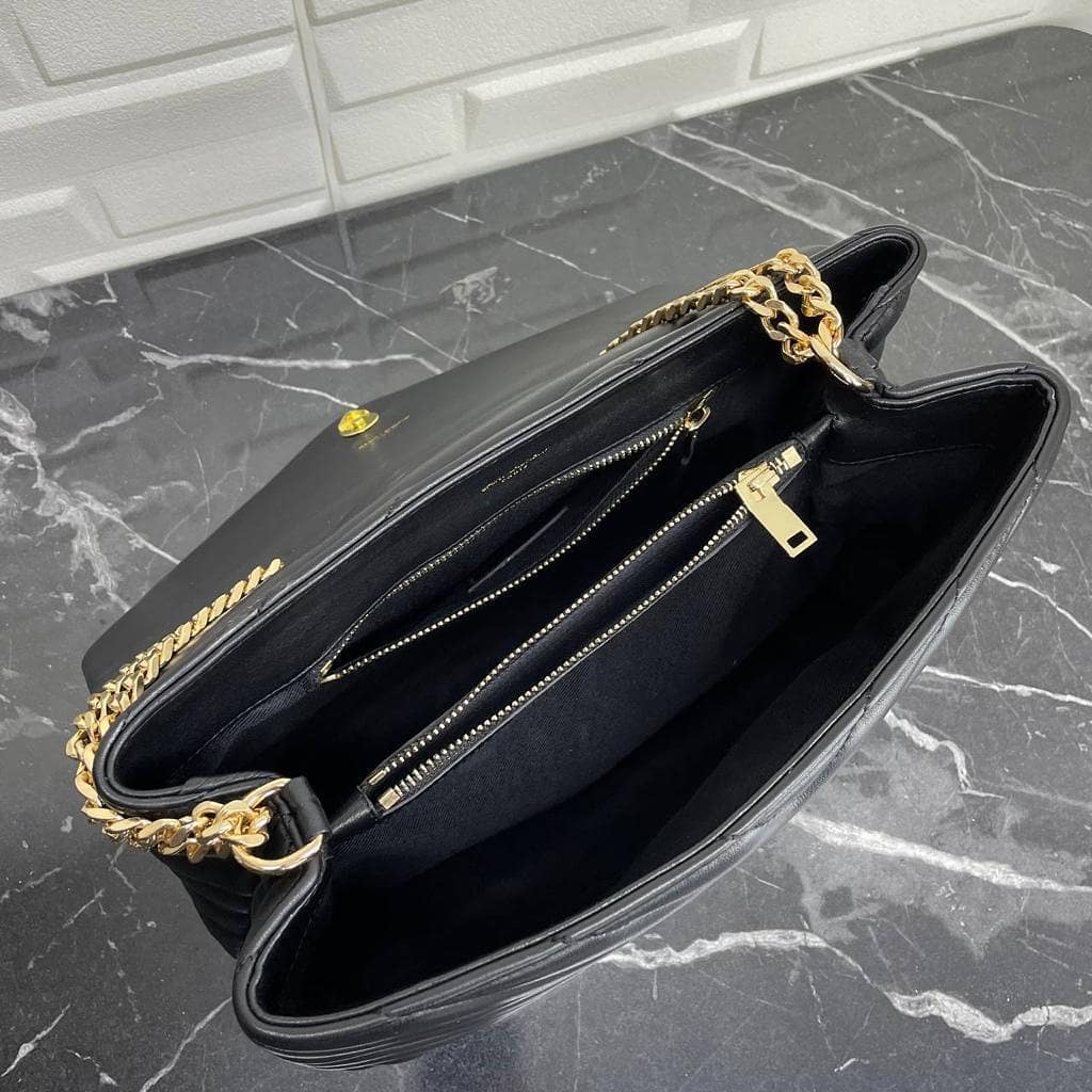 MONOGRAM LOULOU LEATHER SHOULDER BAG