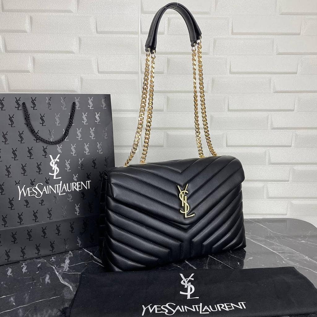 MONOGRAM LOULOU LEATHER SHOULDER BAG