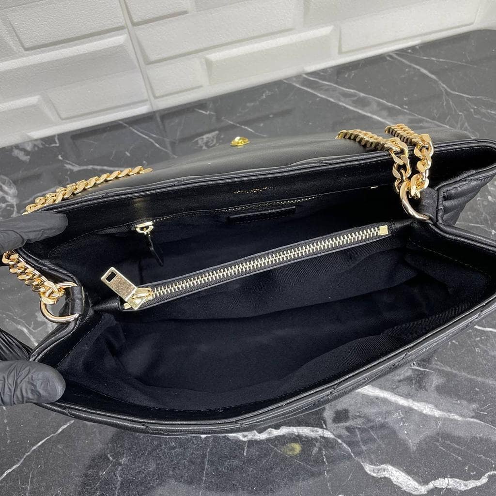 MONOGRAM LOULOU LEATHER SHOULDER BAG