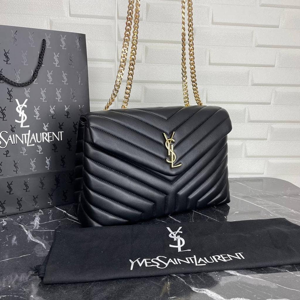 MONOGRAM LOULOU LEATHER SHOULDER BAG