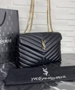 MONOGRAM LOULOU LEATHER SHOULDER BAG