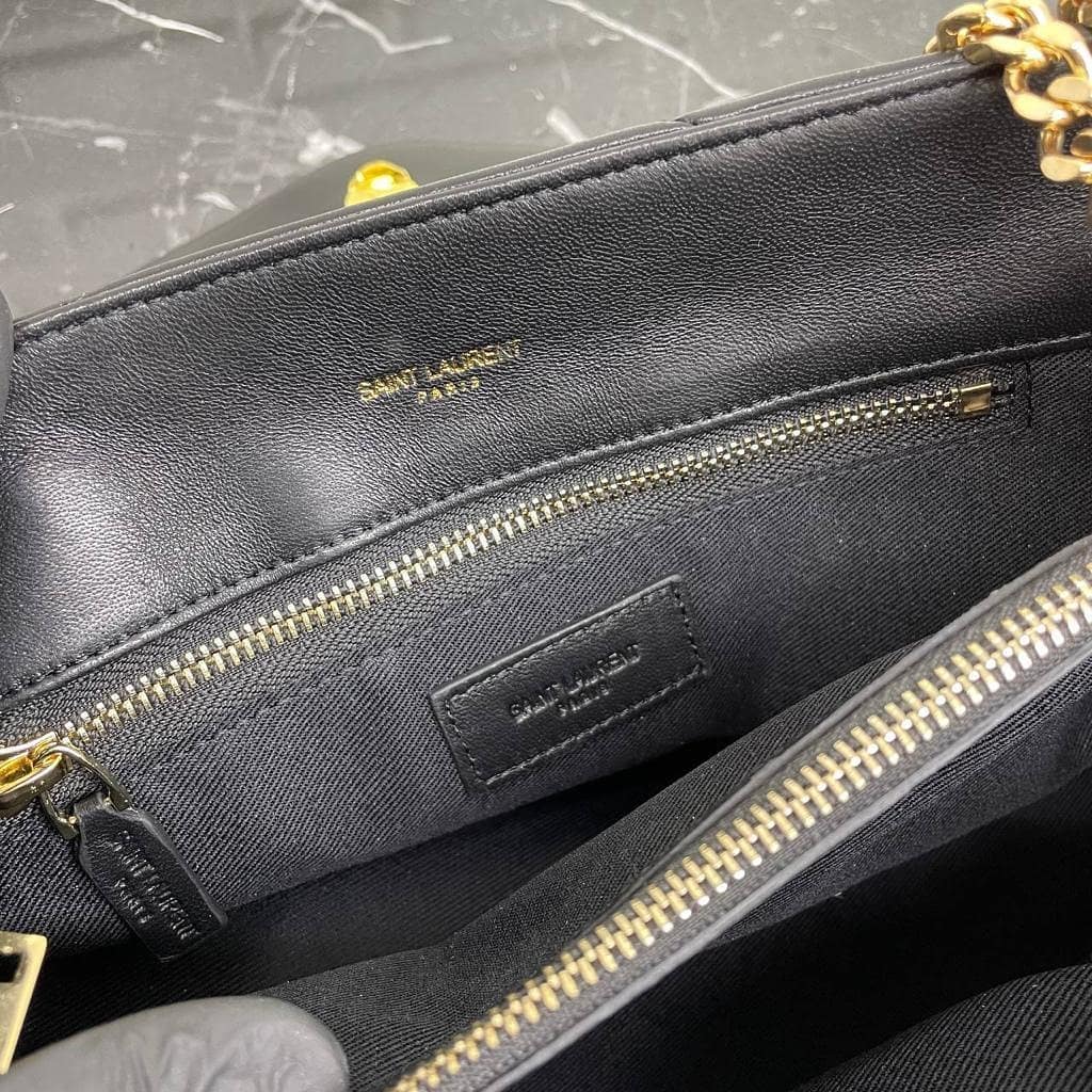 MONOGRAM LOULOU LEATHER SHOULDER BAG