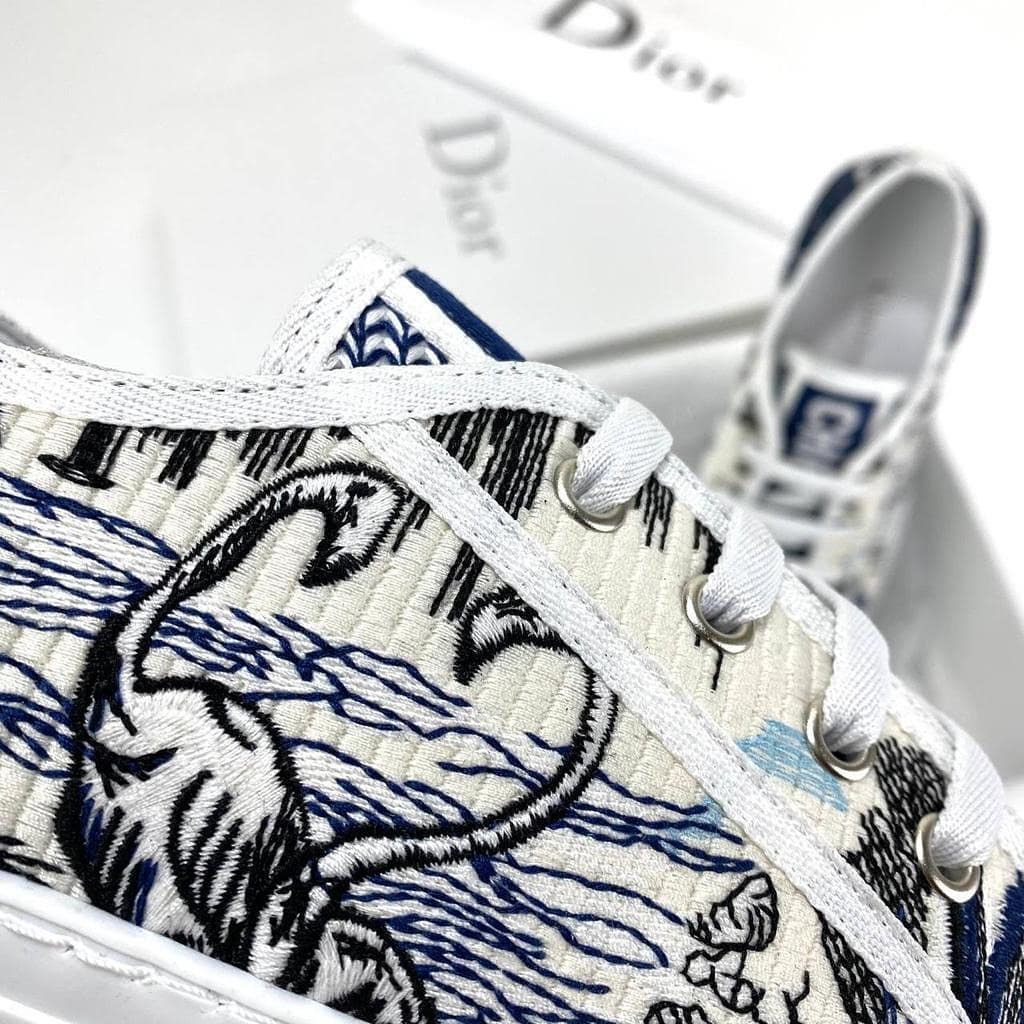 Tiger Toile de Jouy Sneaker