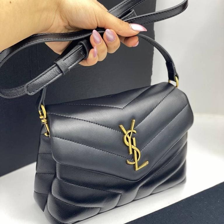 LOULOU TOY BAG BLACK