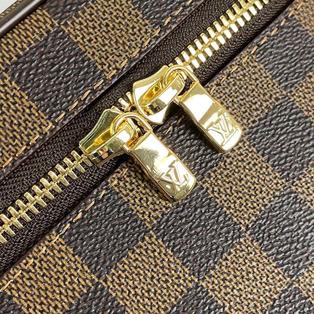 Nice BB & Mini Cosmetic Pouch (Brown Damier)