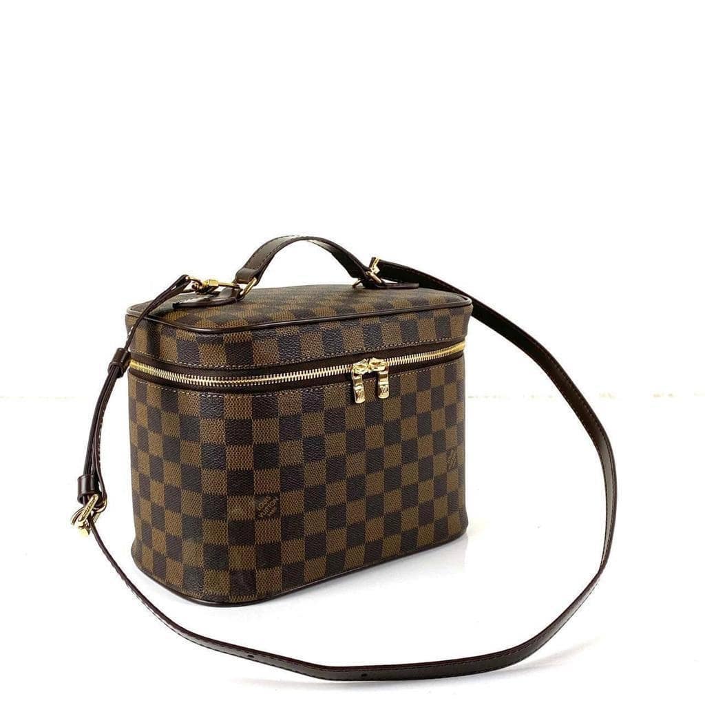 Nice BB & Mini Cosmetic Pouch (Brown Damier)