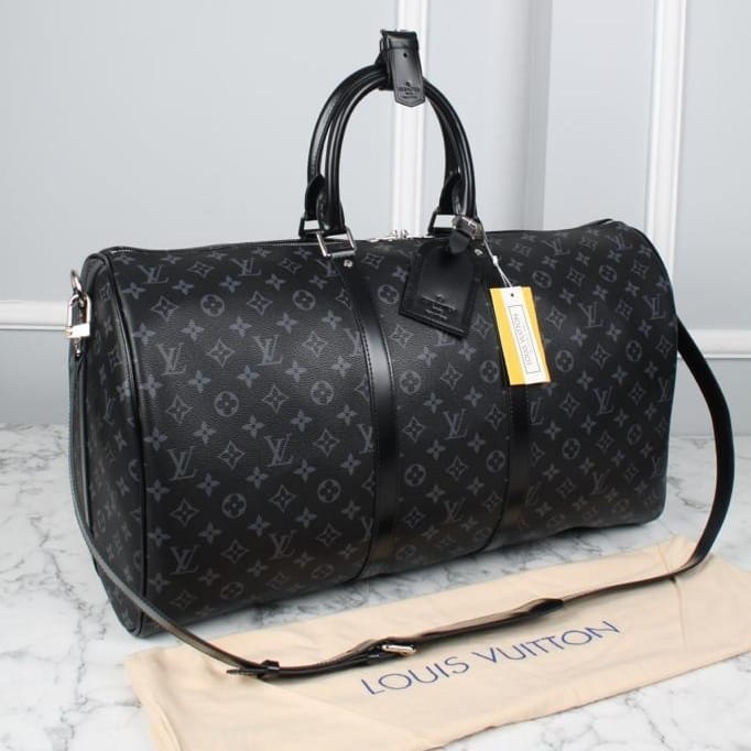 KEEPALL BANDOULIÈRE 55 MONOGRAM ECLIPSE