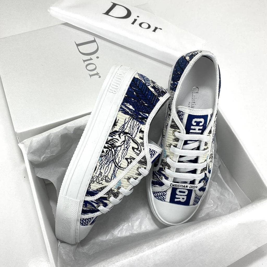 Tiger Toile de Jouy Sneaker