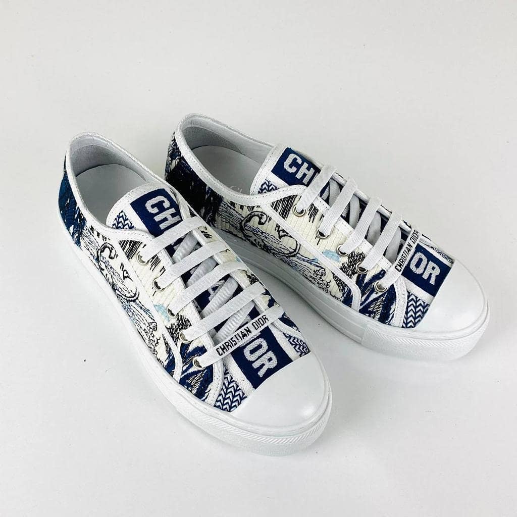 Tiger Toile de Jouy Sneaker