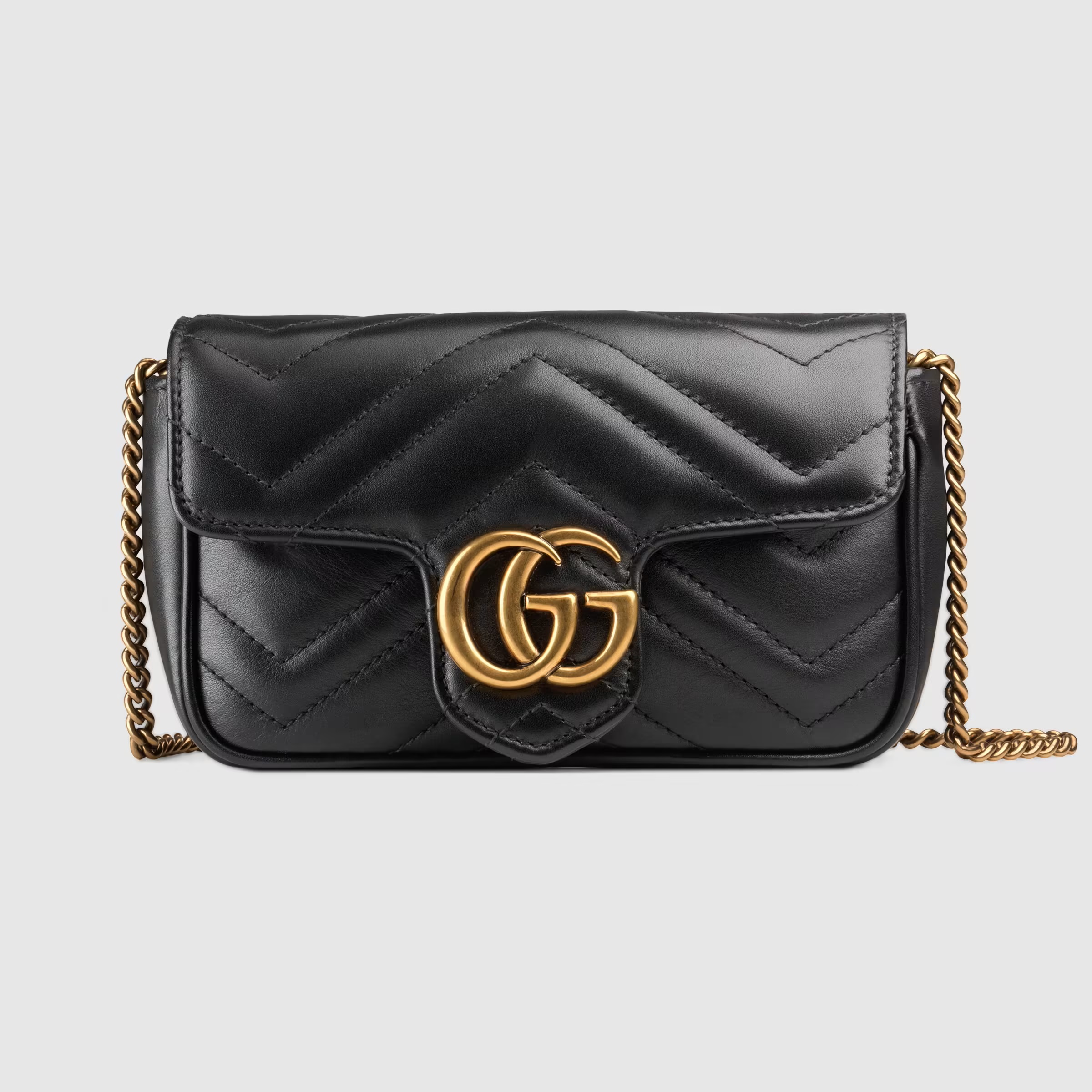 MARMONT MATELASSÉ SHOULDER BAG SUPER MINI BLACK
