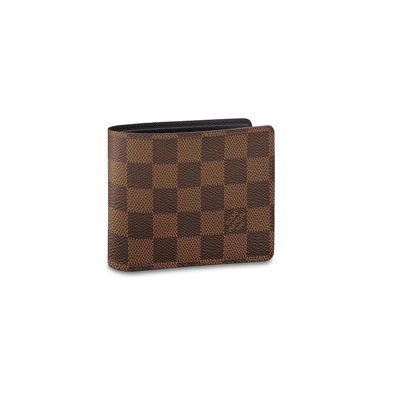 BROWN DAMIER WALLET