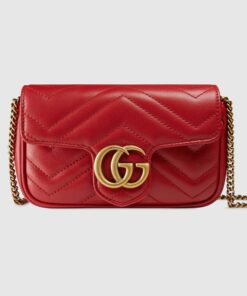 MARMONT MATELASSÉ SHOULDER BAG SUPER MINI RED
