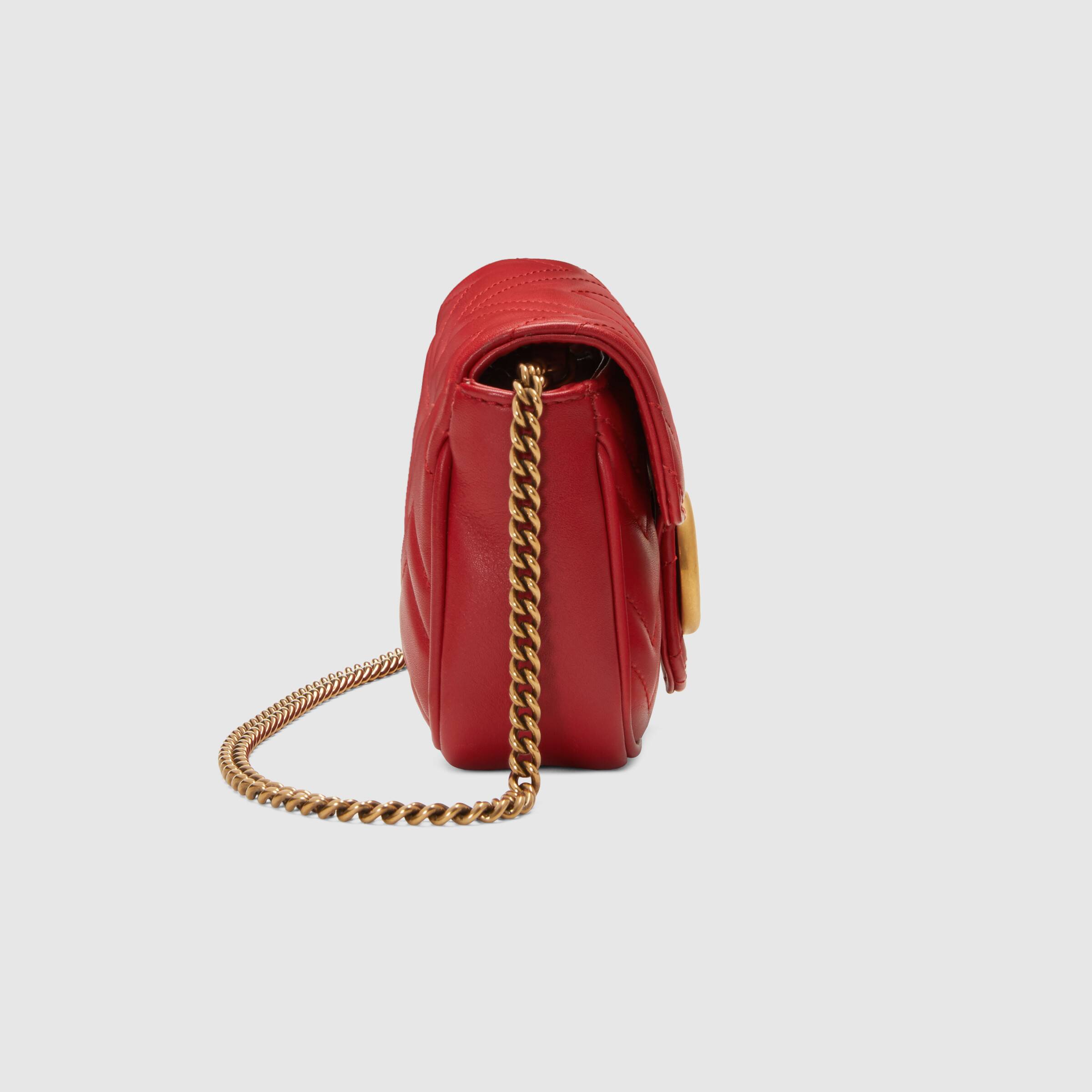 MARMONT MATELASSÉ SHOULDER BAG SUPER MINI RED