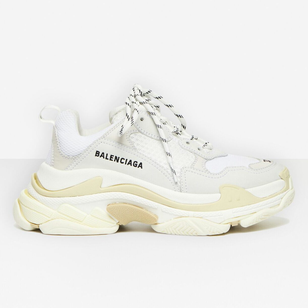 Triple S Bold Sneakers White