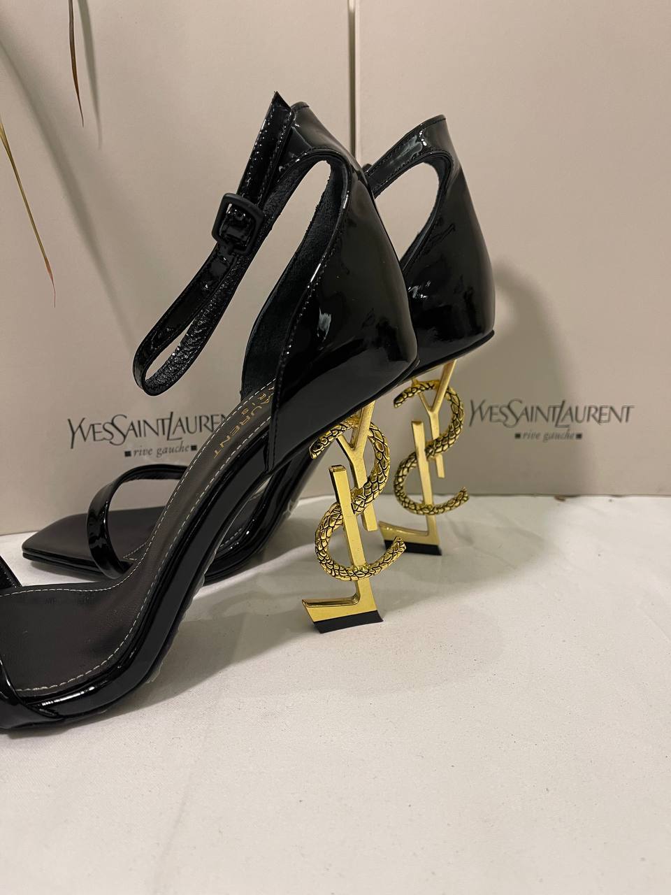 Opyum Patent Leather Sandals