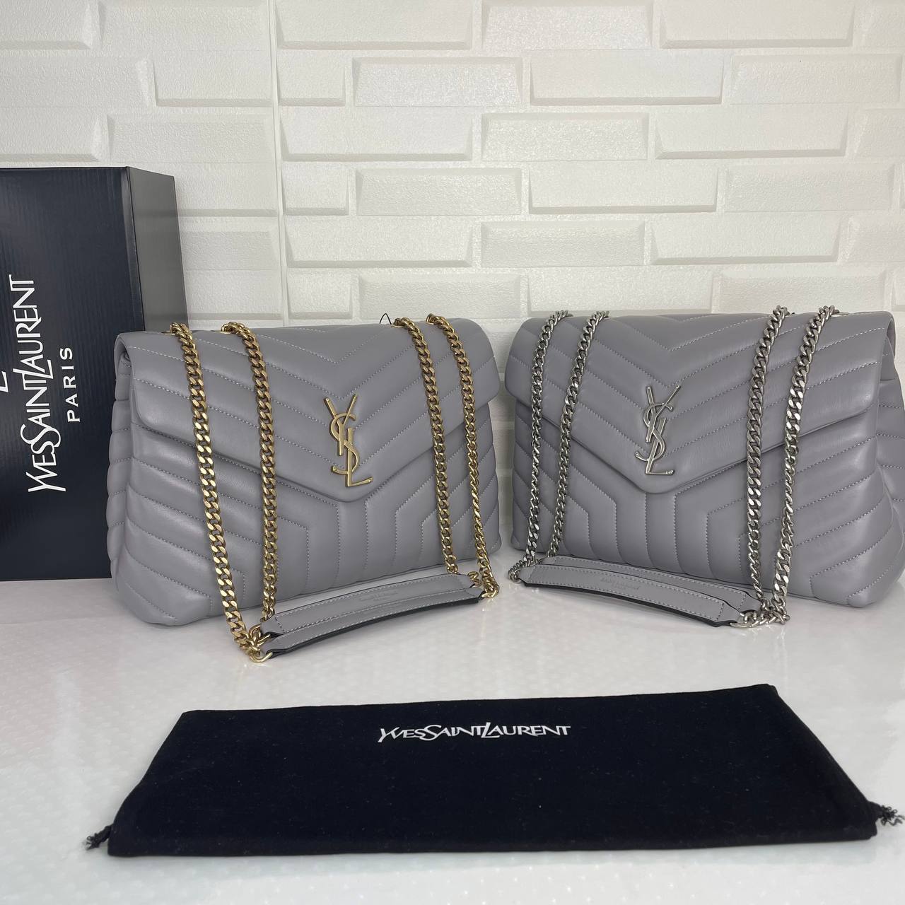 MONOGRAM LOULOU LEATHER SHOULDER BAG (Large)