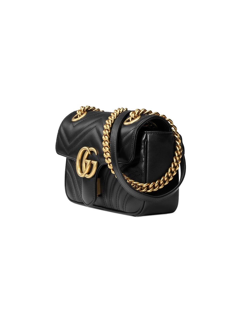 MARMONT MATELASSÉ SHOULDER BAG MINI BLACK