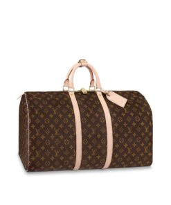 KEEPALL BANDOULIÈRE 55 MONOGRAM CANVAS