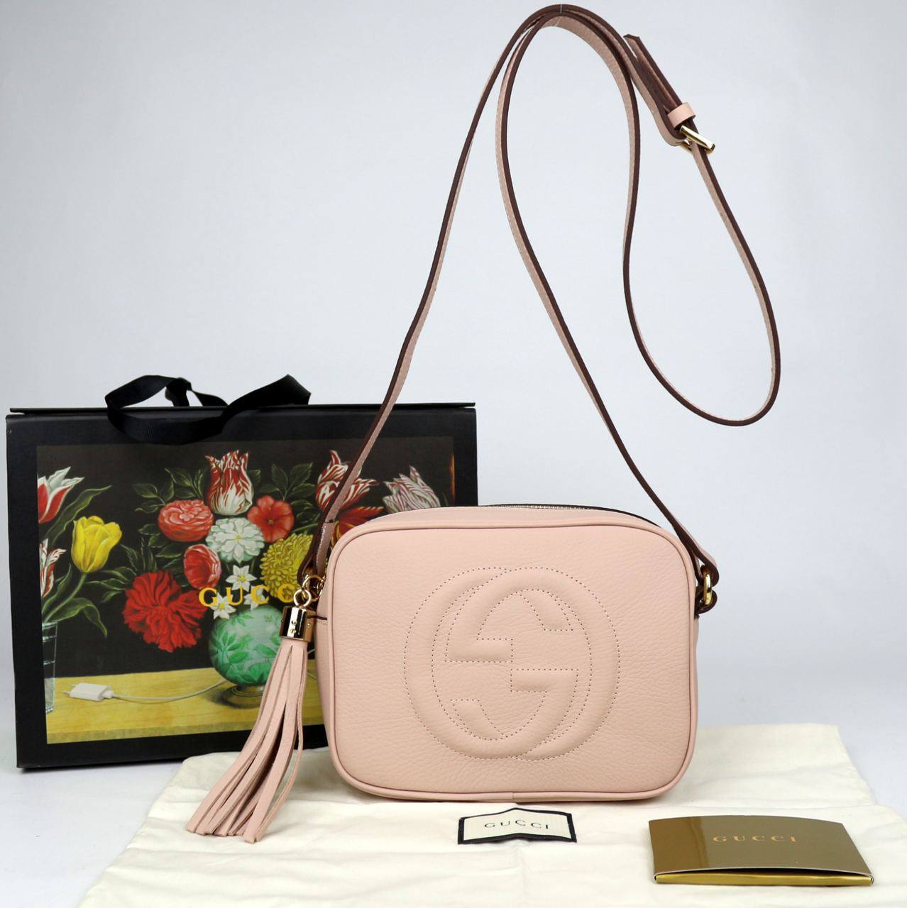 SOHO SMALL LEATHER DISCO BAG