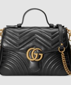 MARMONT SMALL TOP HANDLE BAG BLACK