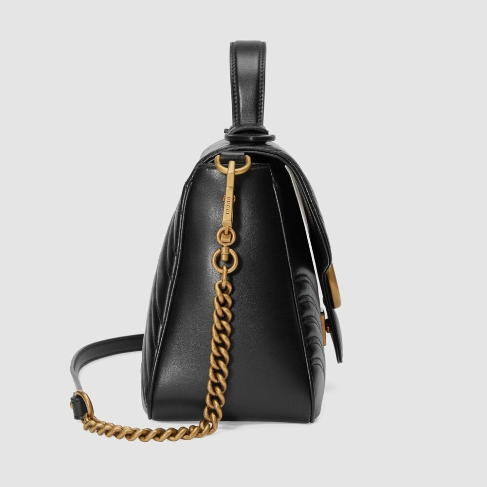 MARMONT SMALL TOP HANDLE BAG BLACK