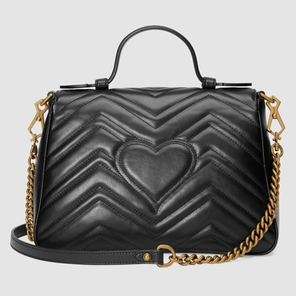MARMONT SMALL TOP HANDLE BAG BLACK