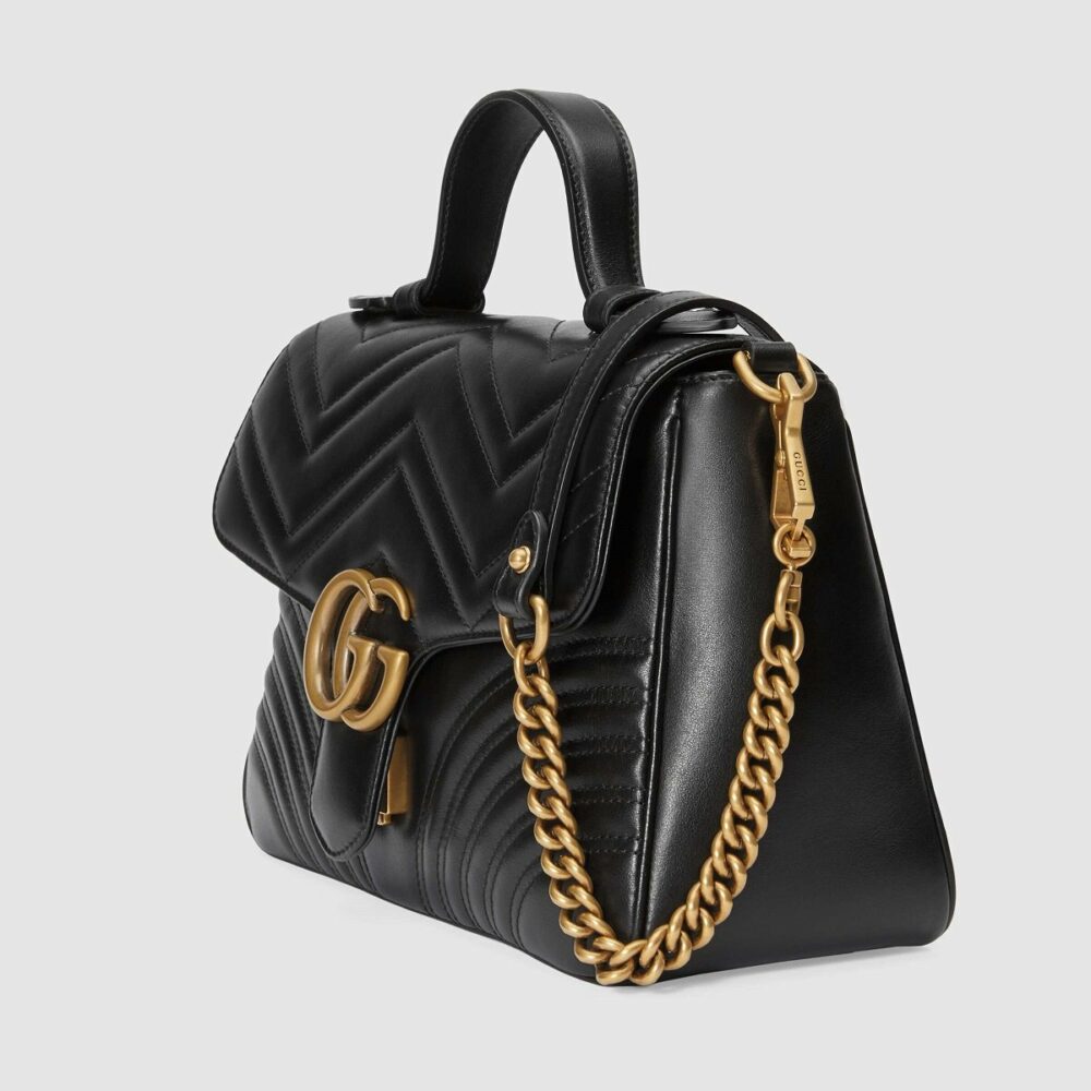 MARMONT SMALL TOP HANDLE BAG BLACK